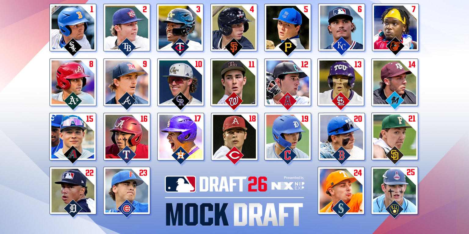 Here is the first official 2026 mock draft!