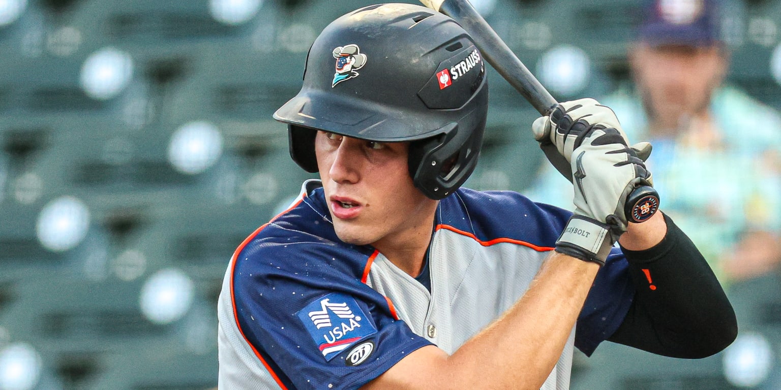 You have to 'tear the cleats off' this Astros outfield prospect to slow him down