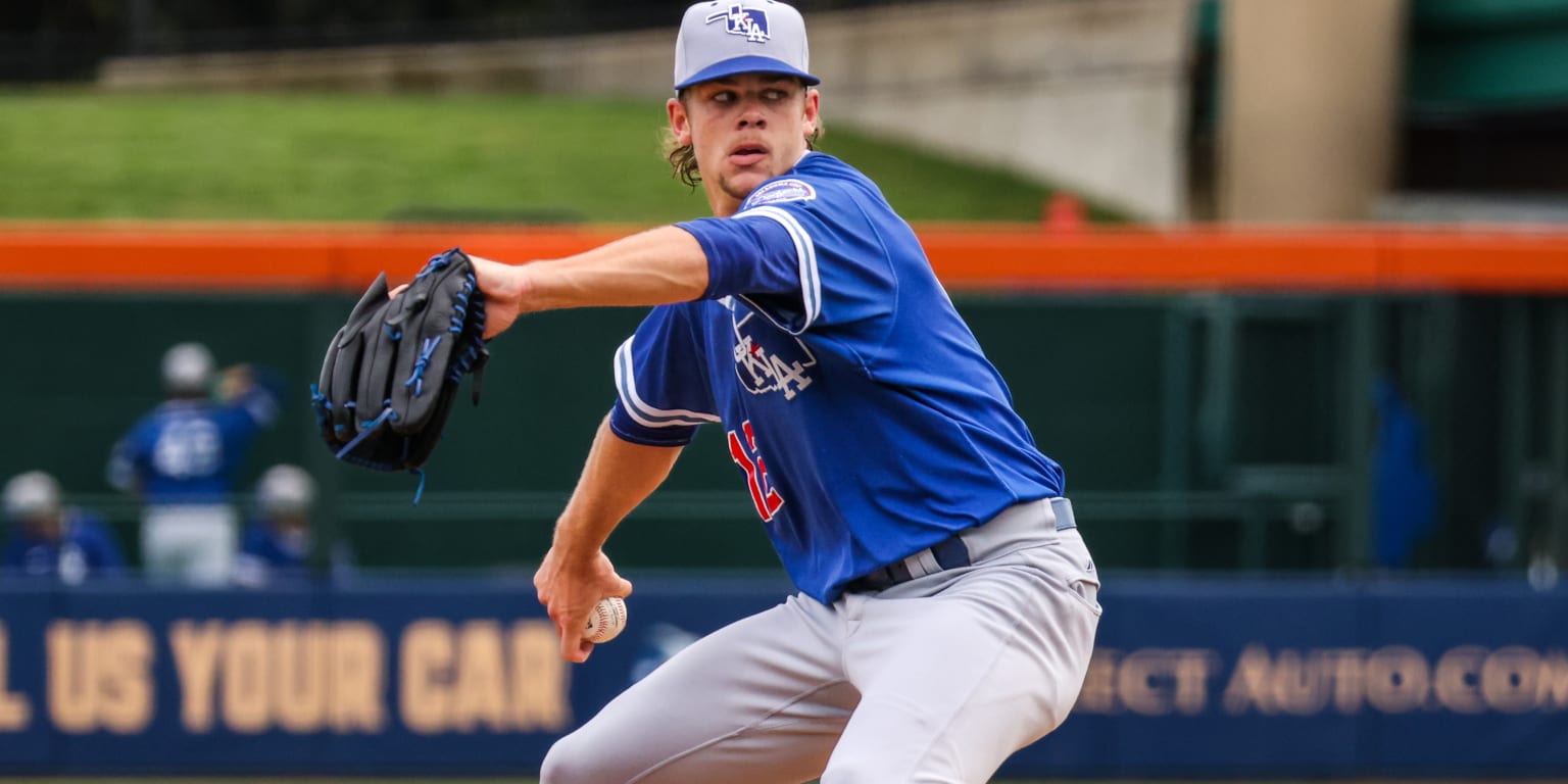 Dodgers prospect Gavin Stone making an impact in first MLB camp