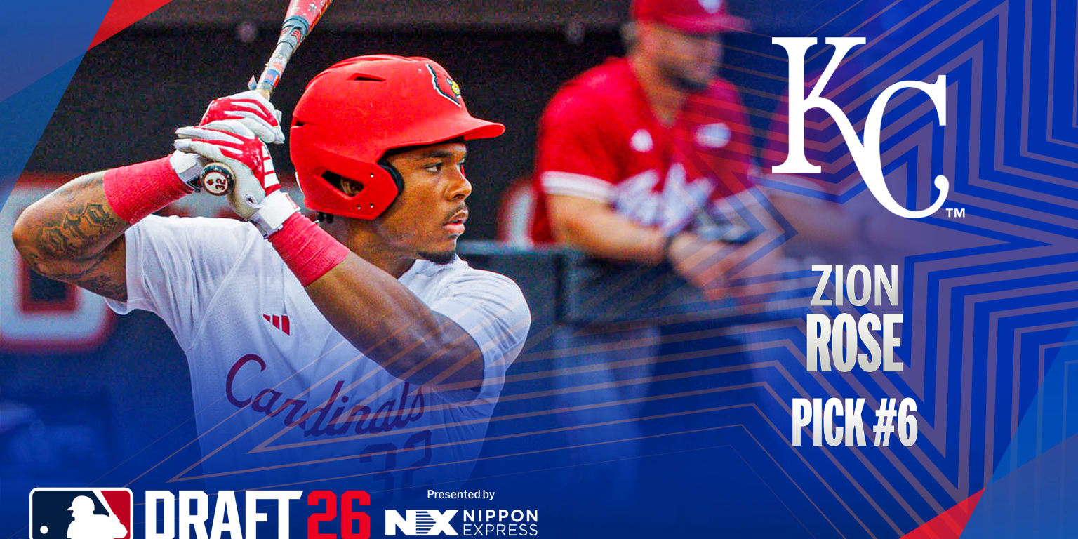 Royals take Louisville OF Rose with No. 6 pick before RHP Rabe at No. 30