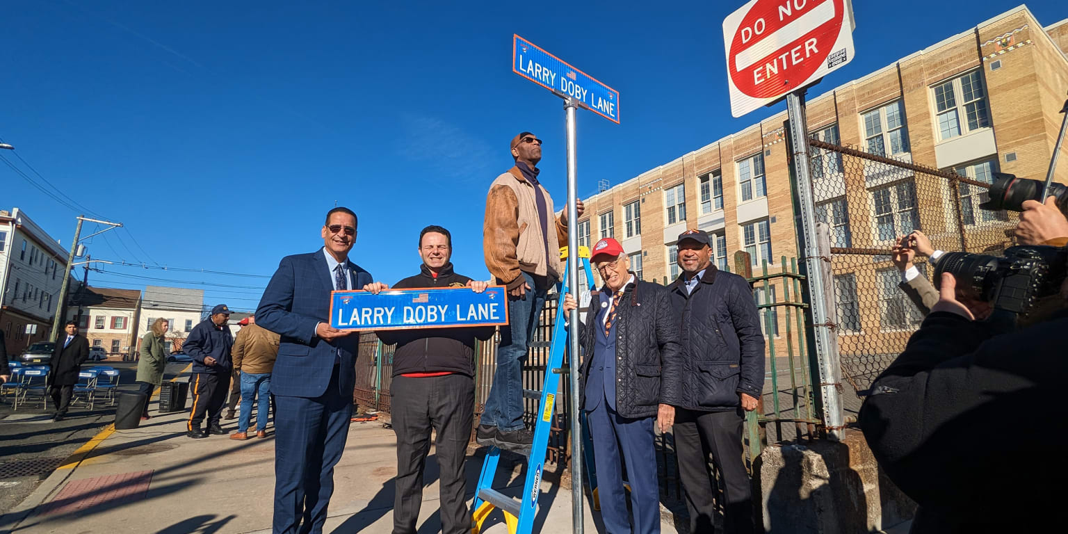 Larry Doby Honored with Renaming of Street Outside Hinchliffe Stadium ...