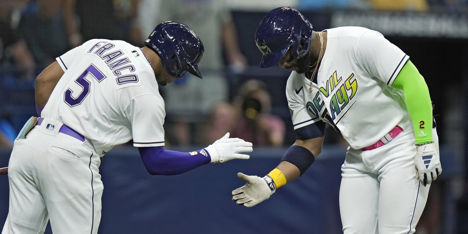 Yandy Diaz, o home run de Jose Serre na vitória dos Rays sobre os Dodgers