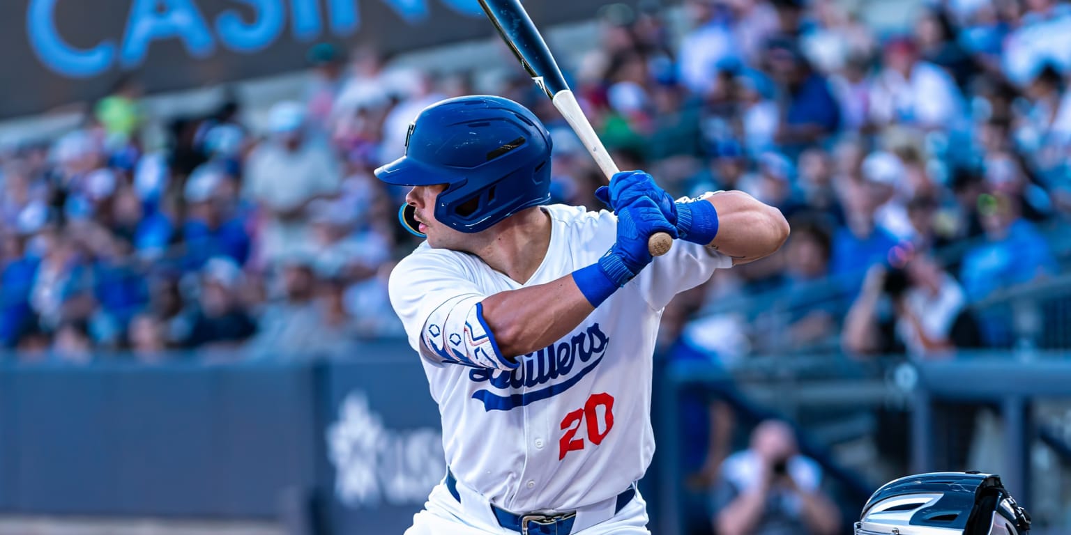 Dodgers' Dalton Rushing Hits First Grand Slam In Five-rbi Game