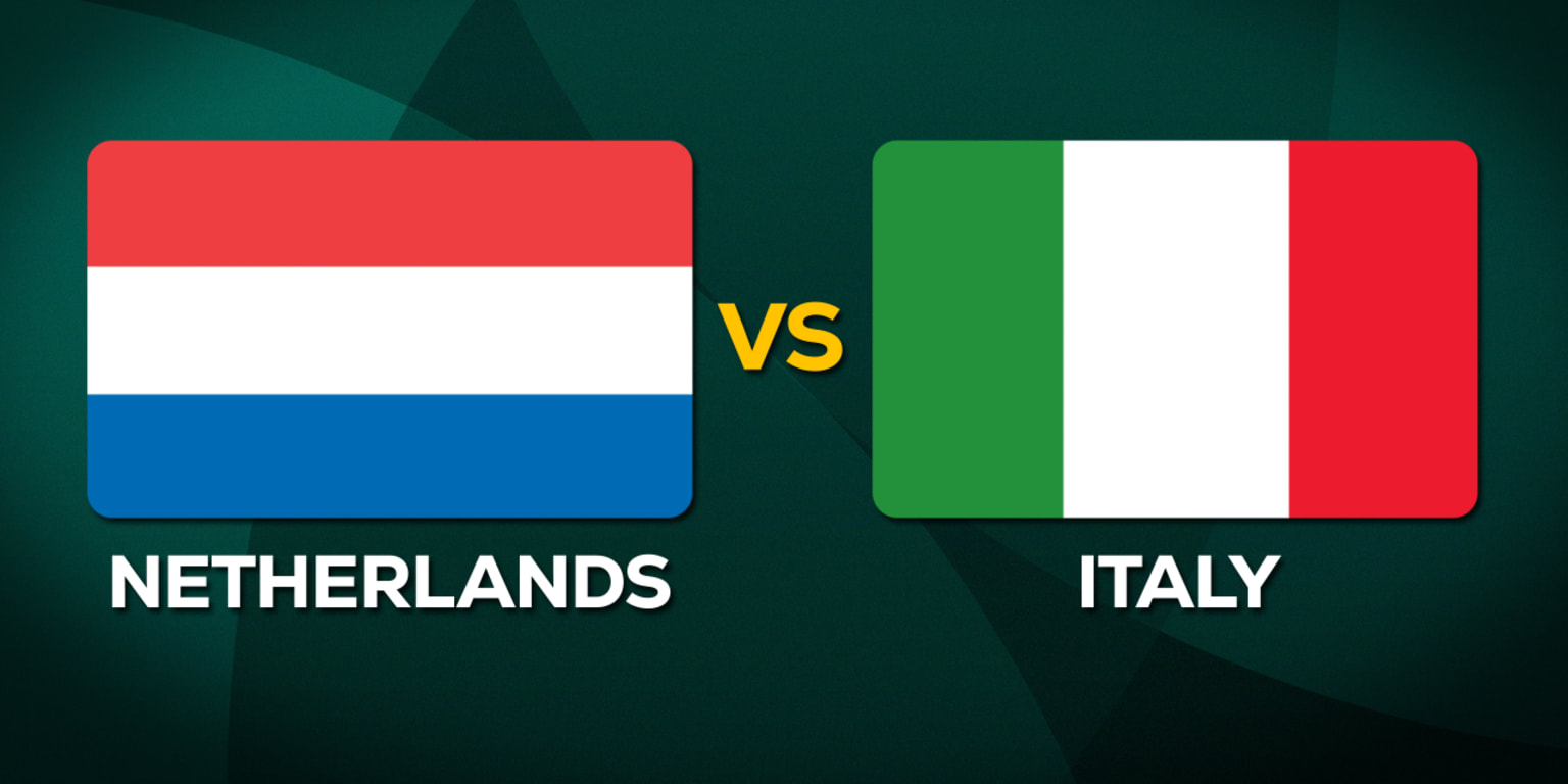 Nederland vs Italië in World Baseball Classic 2023