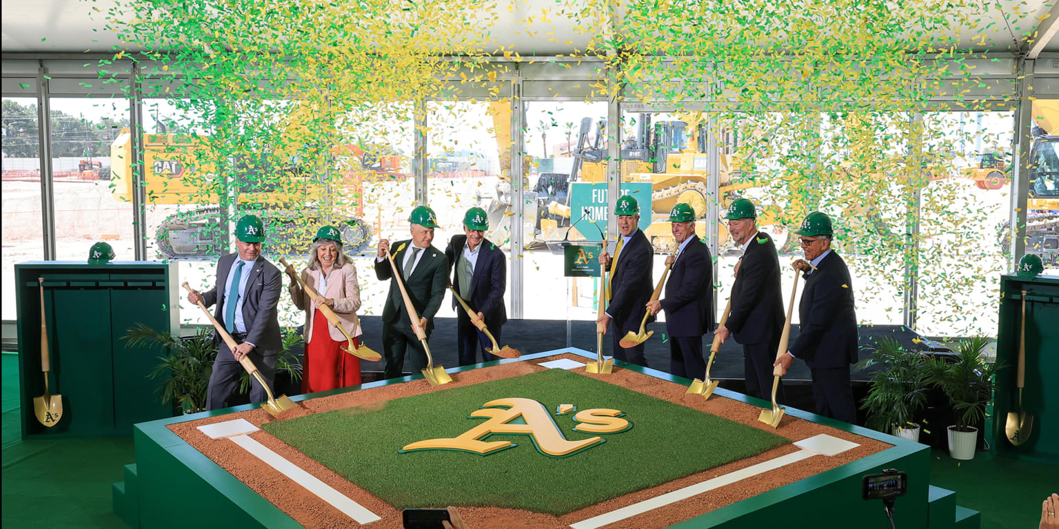 Atléticos inician construcción de nuevo estadio en Las Vegas