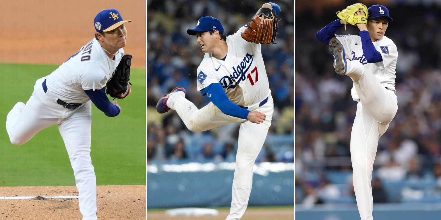 LA first team to throw three Japanese-born starters in a row
