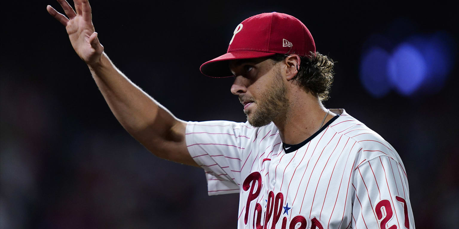 Philadelphia Phillies Starter Aaron Nola Can Enter the Cy Young Race With a  Strong Start Against the New York Mets - Sports Illustrated Inside The  Phillies