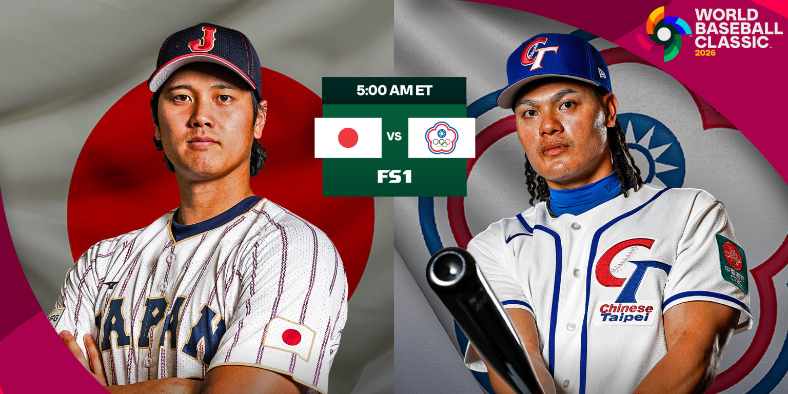 Japan begins defense of Classic title against Chinese Taipei (5 a.m. ET on FS1)