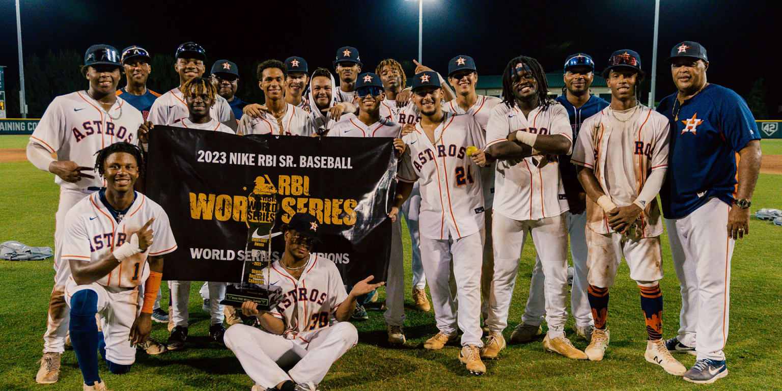 Houston Astros Nike RBI senior team wins RBI World Series