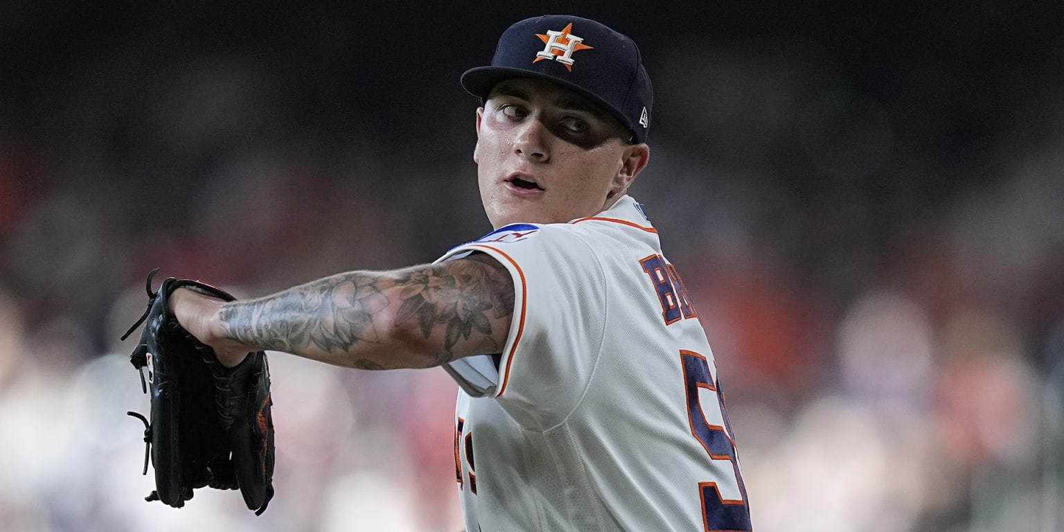 Astros rookies Hunter Brown and Yainer Diaz impress in dominant
