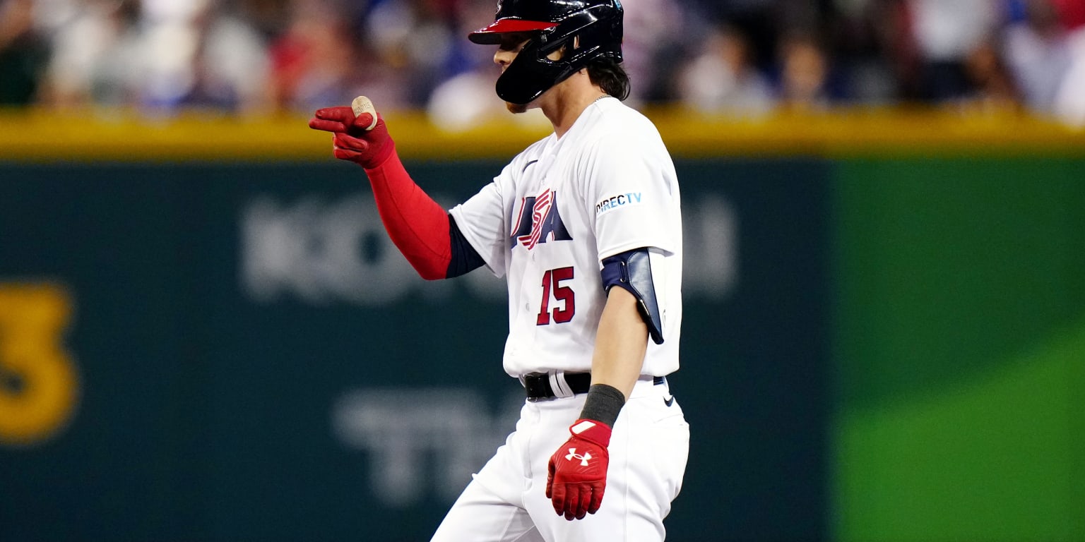 Bobby Witt Jr. visits Royals camp on Team USA off-day