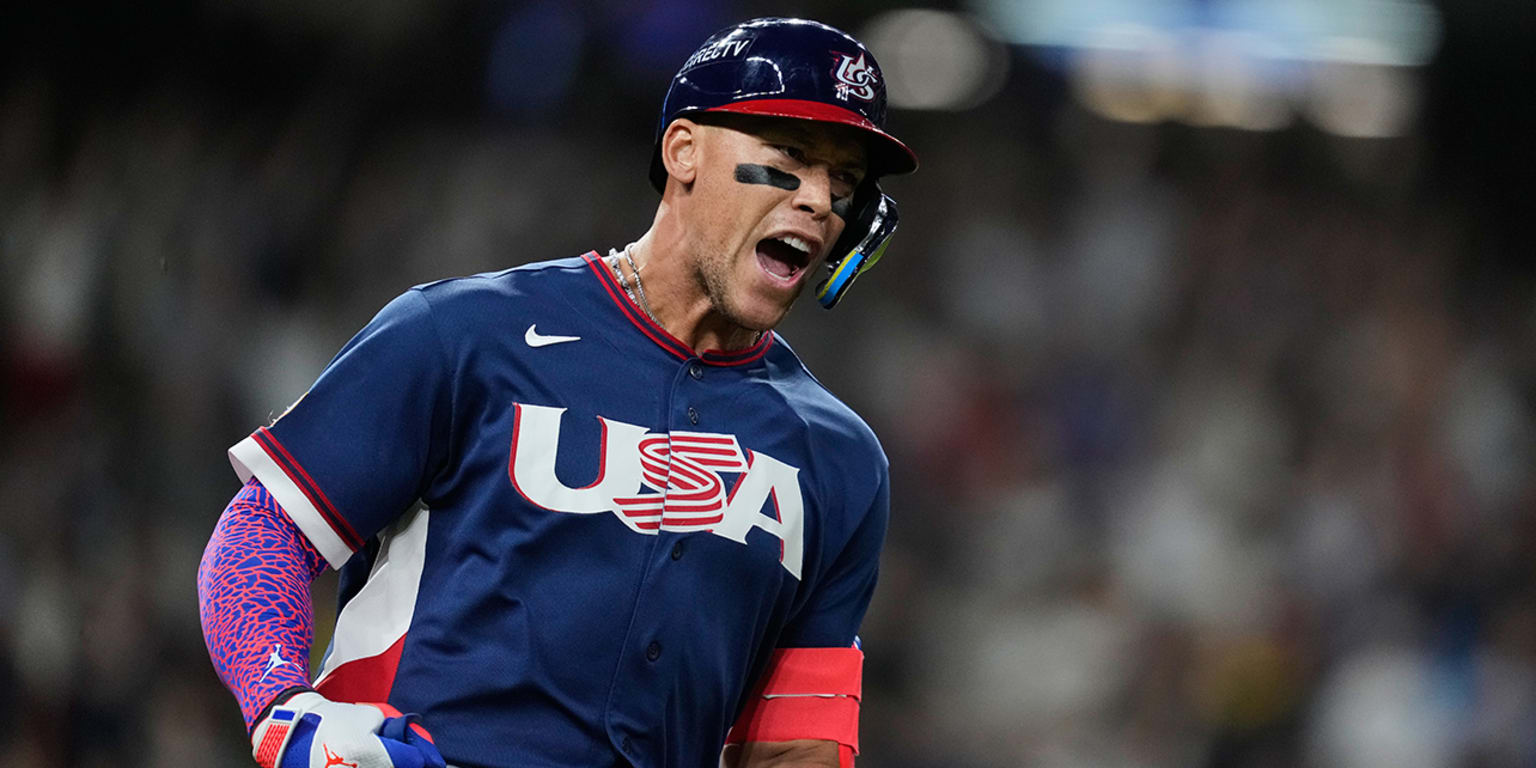 Captain America! Judge homers in first at-bat with Team USA