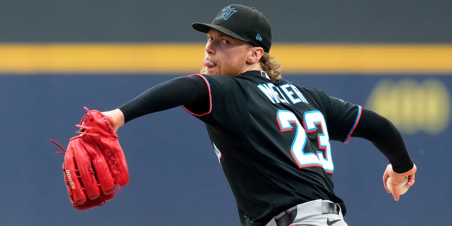 Marlins place Meyer on IL with neck strain, recall Brzykcy