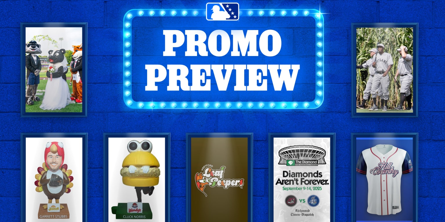 Best Minor League promos in September 2025 in Baseball Traveler's