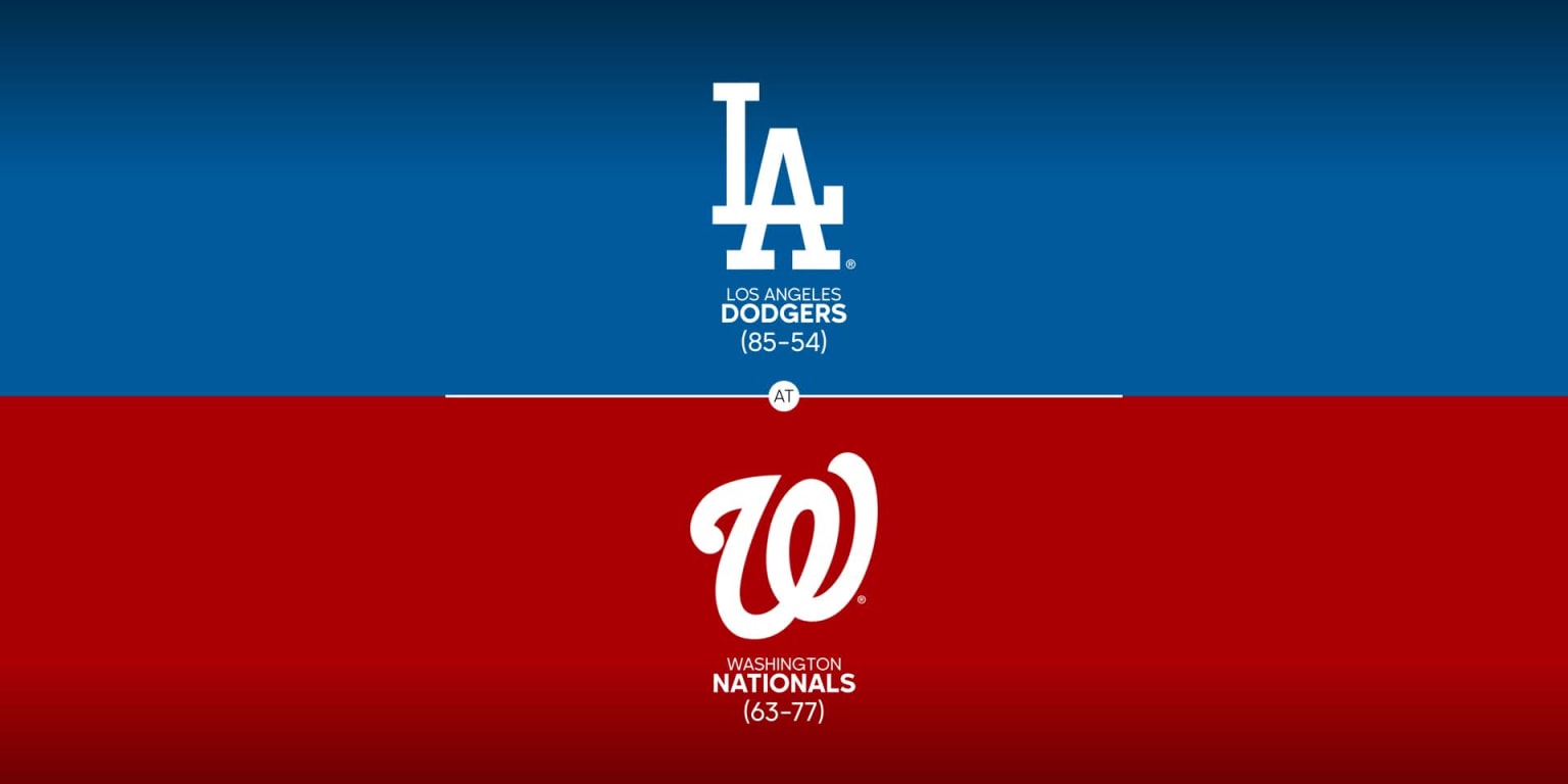 Los Angeles Dodgers vs Washington Nationals in MLB