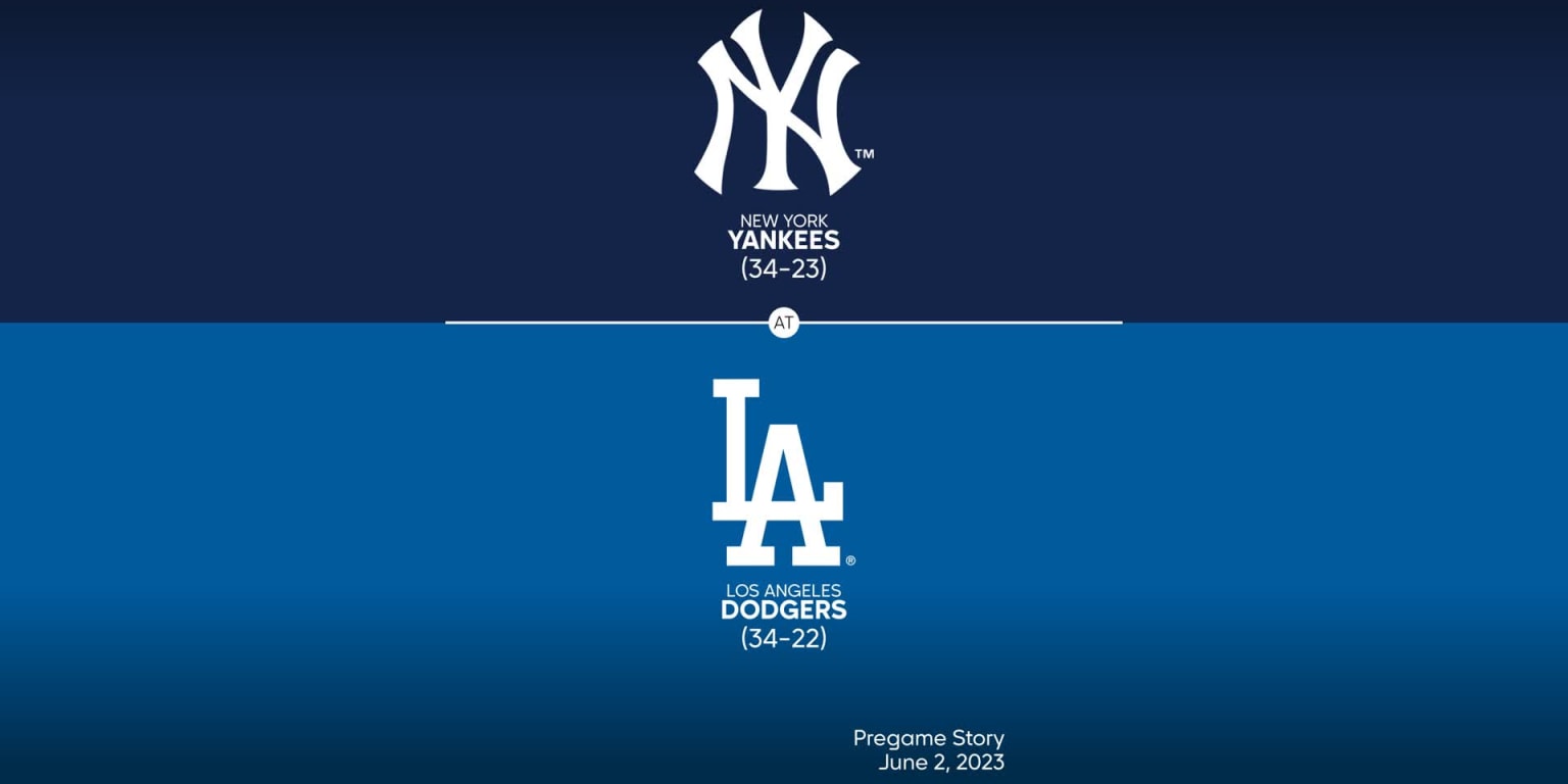 Starting lineups for Yankees at Dodgers - June 2, 2023