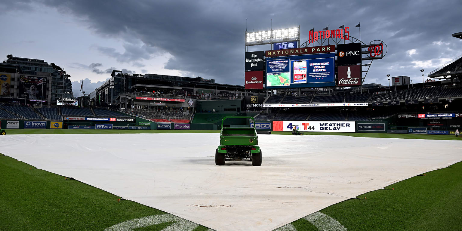 Nationals-Guardians postponed Monday; traditional doubleheader Tuesday