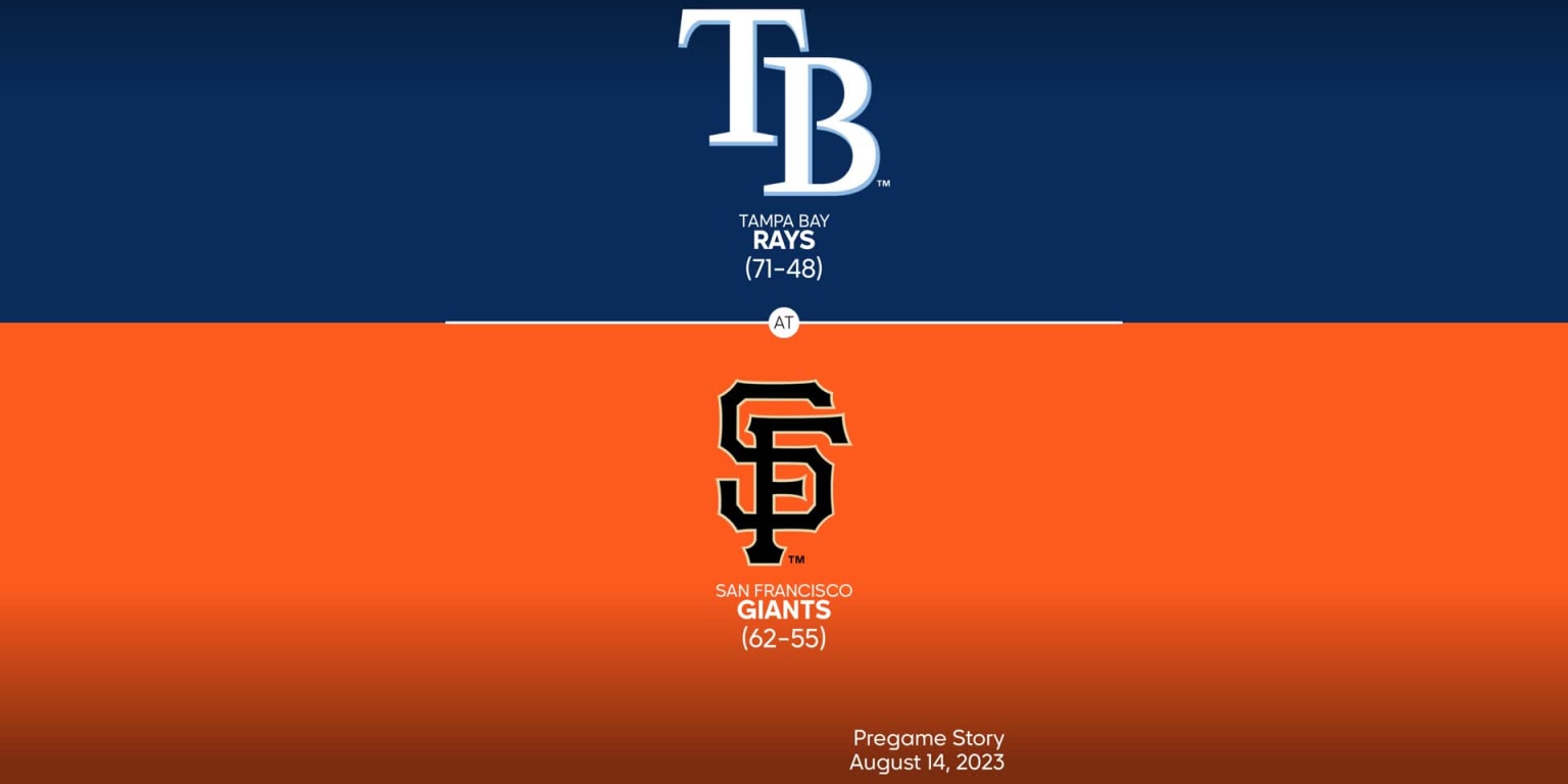 Tampa Bay Rays at San Francisco Giants Preview - 08/14/2023