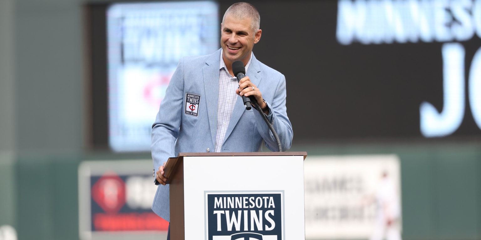 Joe Mauer inducted into Twins' Hall of Fame