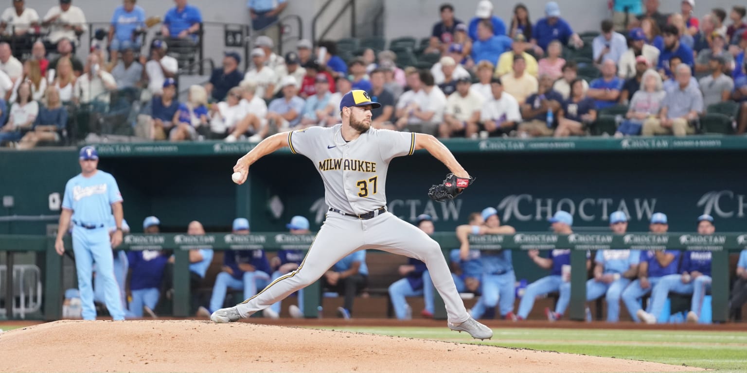 Adrian Houser, Brewers, Rangers’a karşı süpürmeyi tamamladı