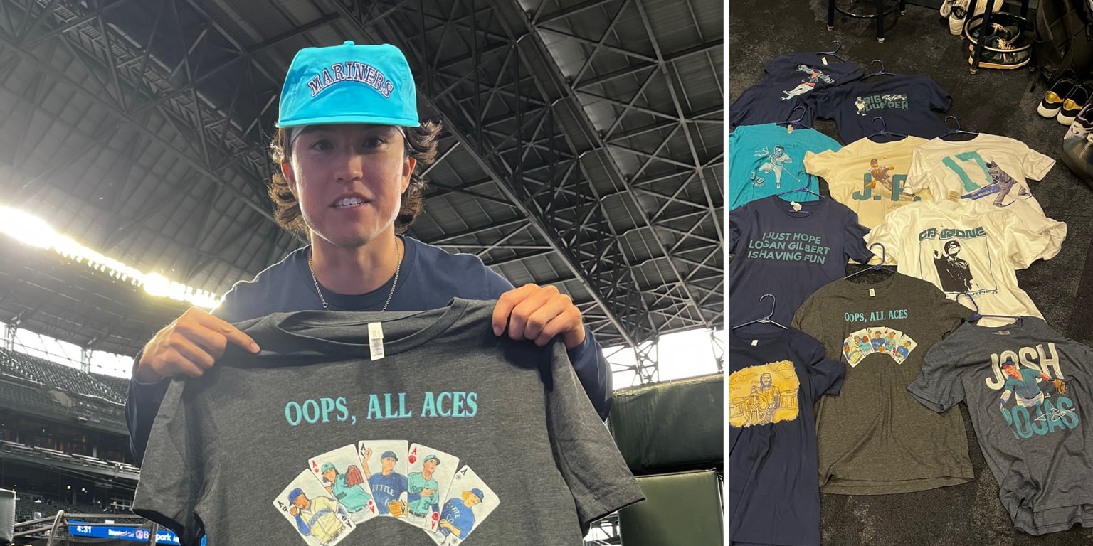 Seattle Mariners Bullpen Catcher Novak's Quirky Tshirt Collection