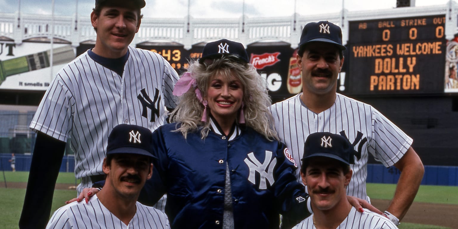 Almost 40 years ago, Dolly Parton visited Yankee Stadium and showed off her swing