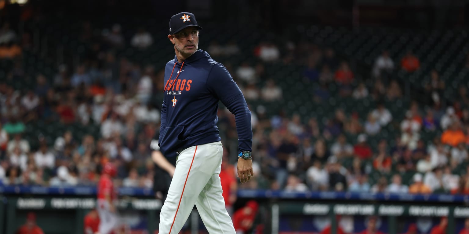 Espada back with Astros after family emergency, will manage opener in Bronx