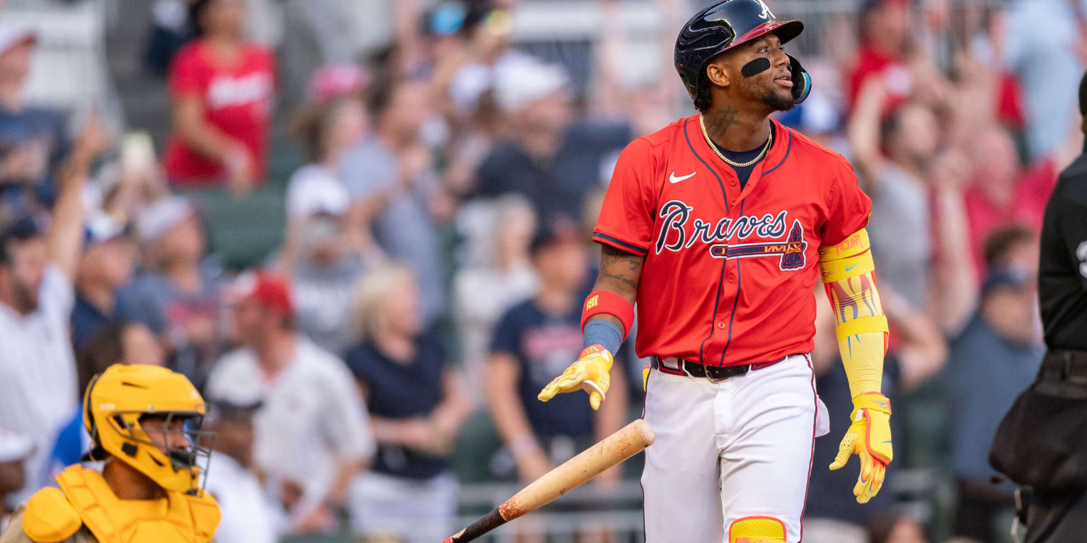 Acuña homers on first pitch of return to Braves lineup