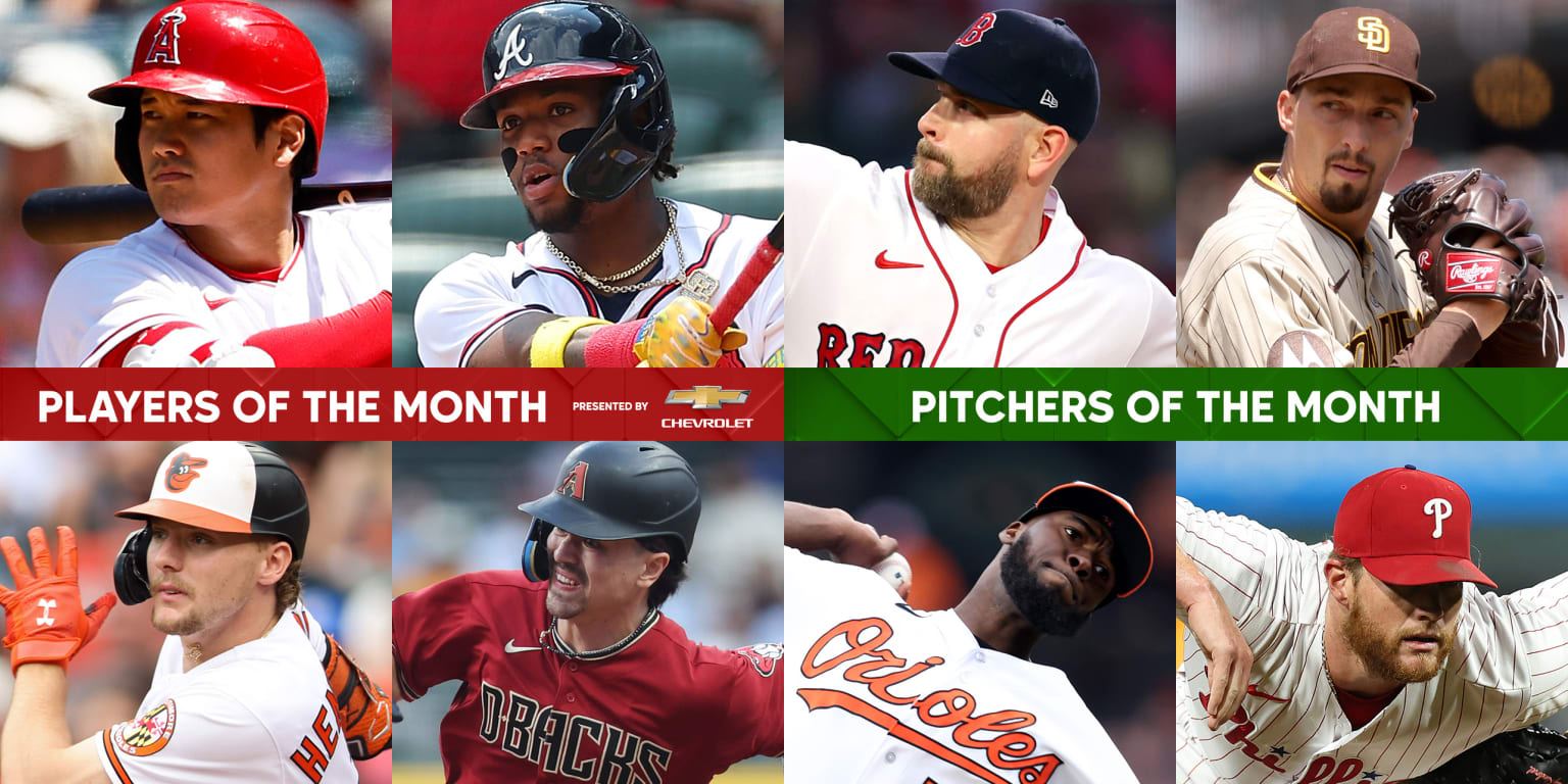 MLB June 2023 monthly award winners announced