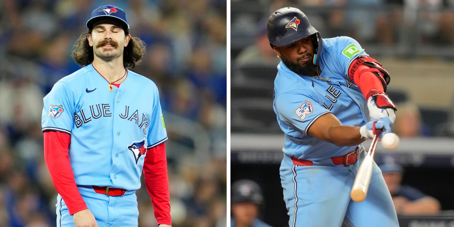 Cease (hamstring), Vlad Jr. (HBP) both exit in rough inning for Blue Jays