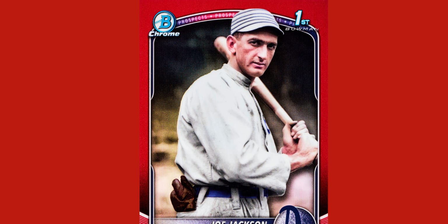 Shoeless Joe Jackson Topps baseball card