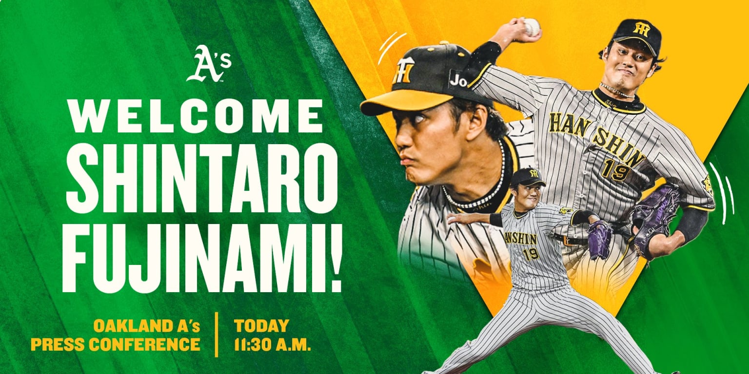 LIVE: A’s welcome new righty Shintaro Fujinami