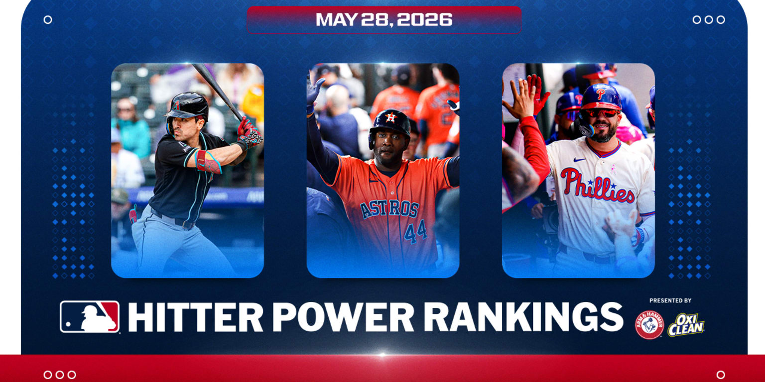 Hot bats bring new faces, major shakeup to Hitter Power Rankings
