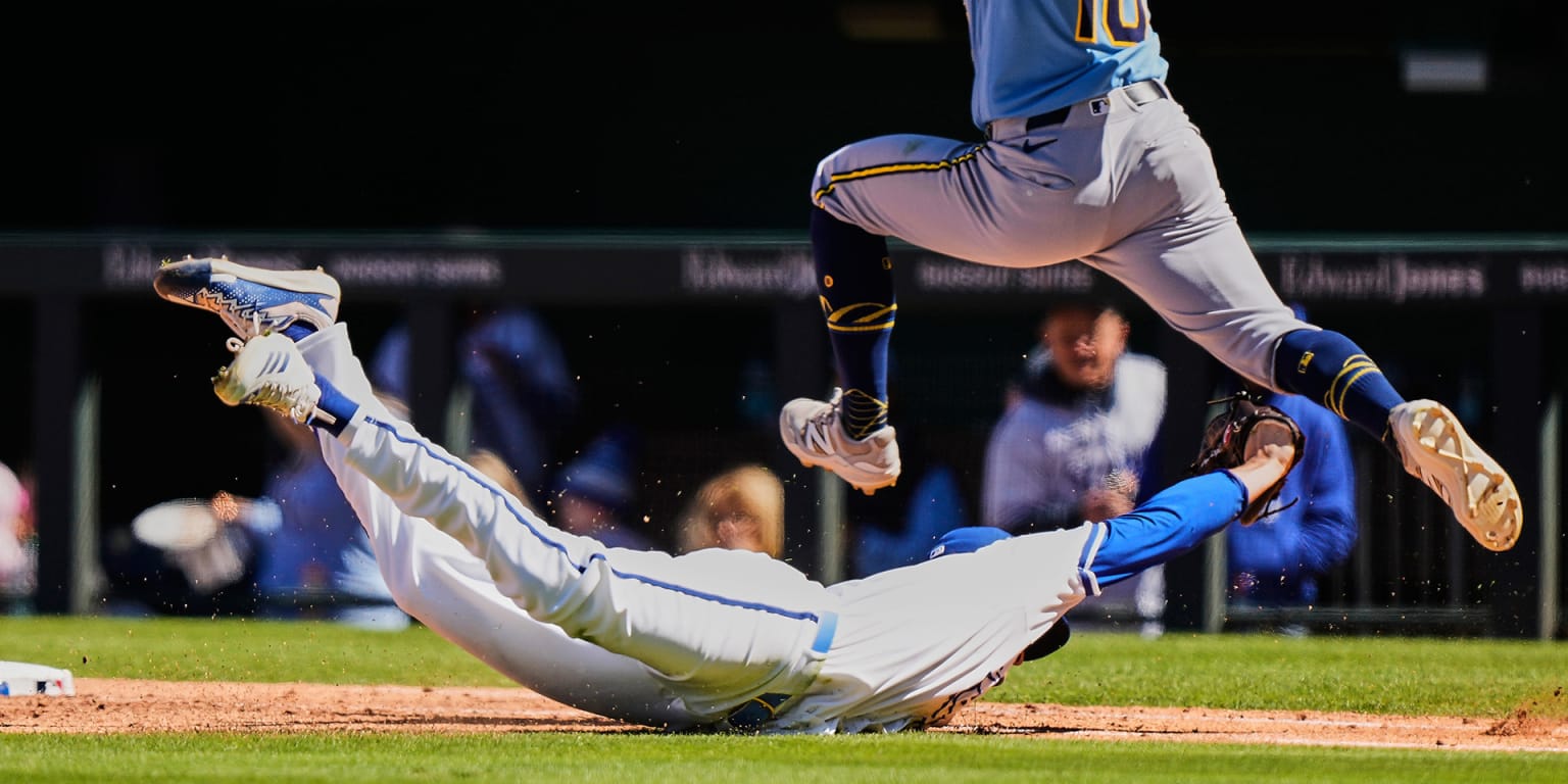 A stumble leads to a stunning play