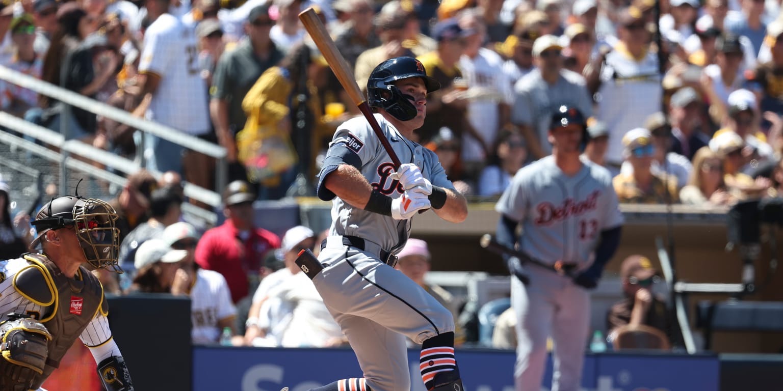 McGonigle makes Tigers history with 3-hit MLB debut