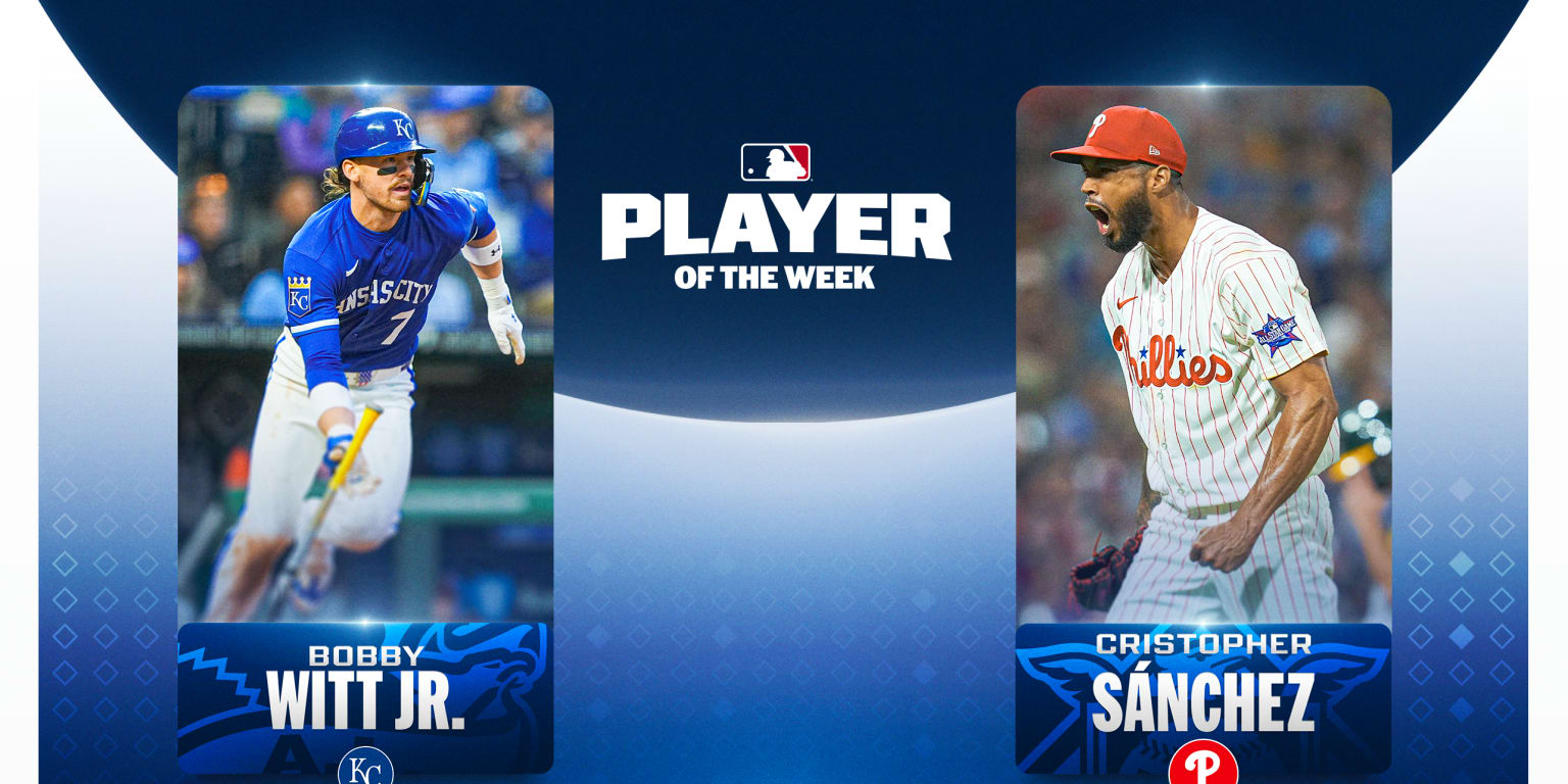 Witt claims 3rd career Player of the Week honor; Sánchez earns his 1st