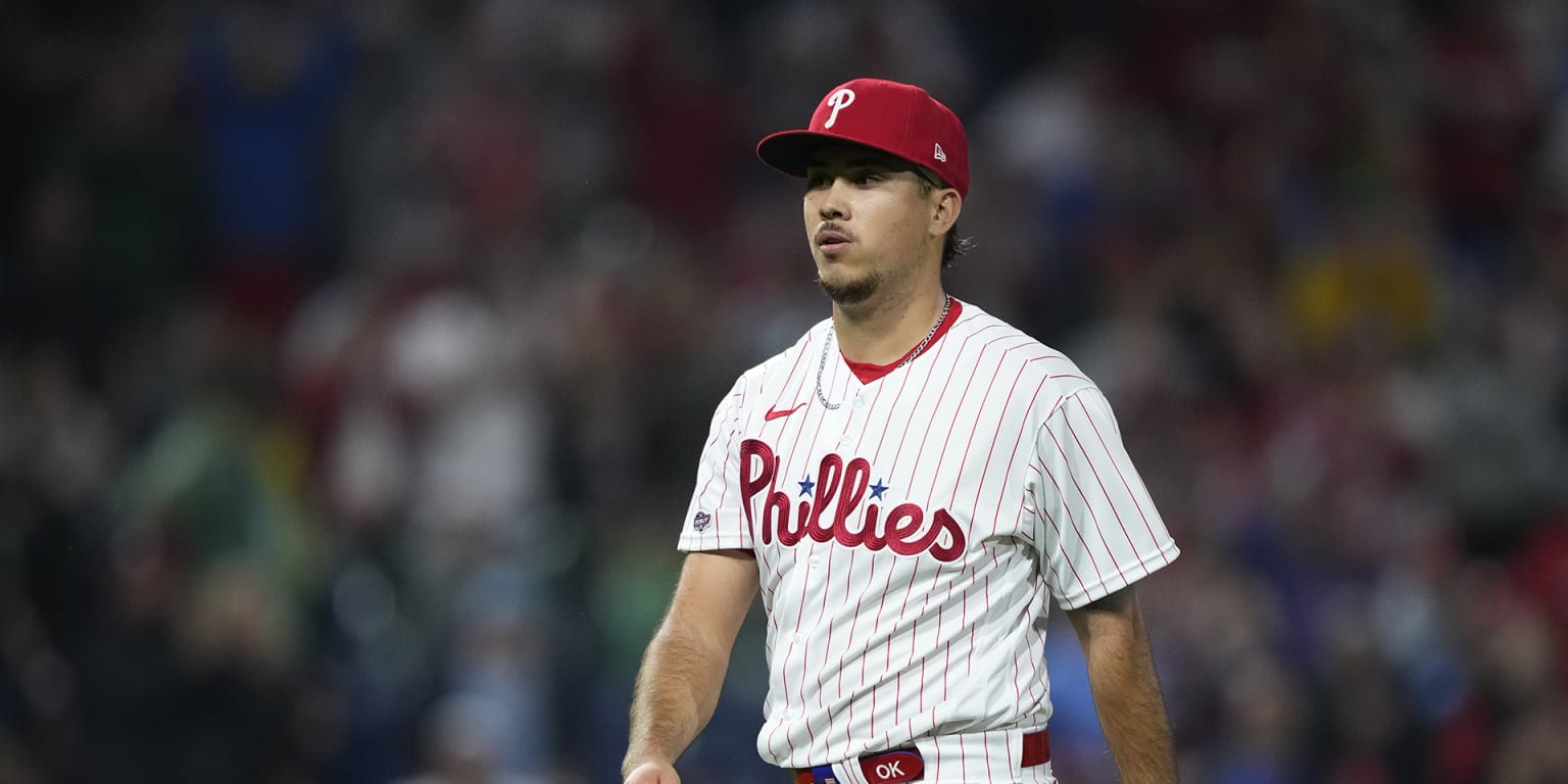 Former Venice pitcher Orion Kerkering in NLCS with Philadelphia Phillies