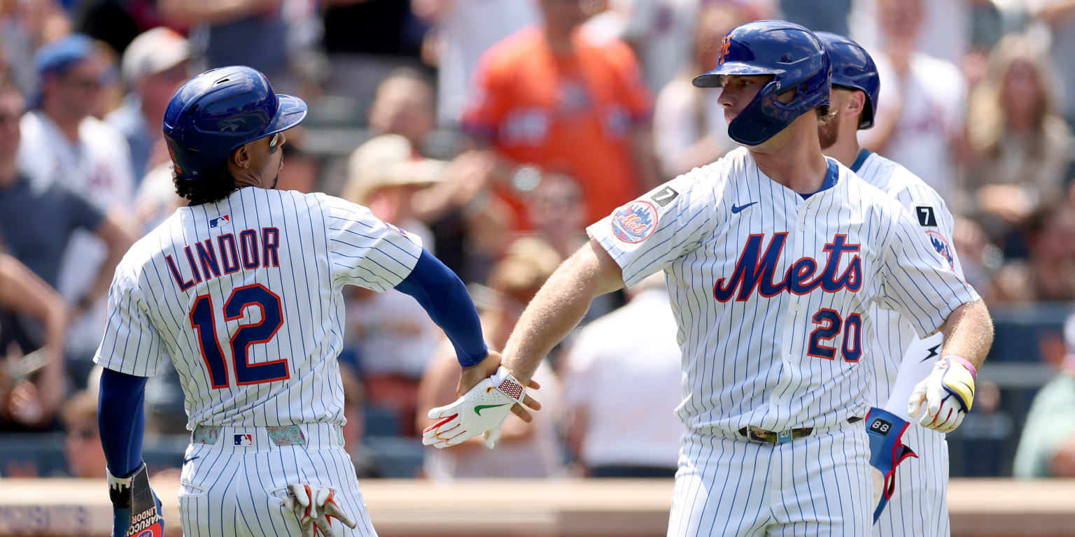 Francisco Lindor ends hitless streak, Pete Alonso homers as Mets sweep