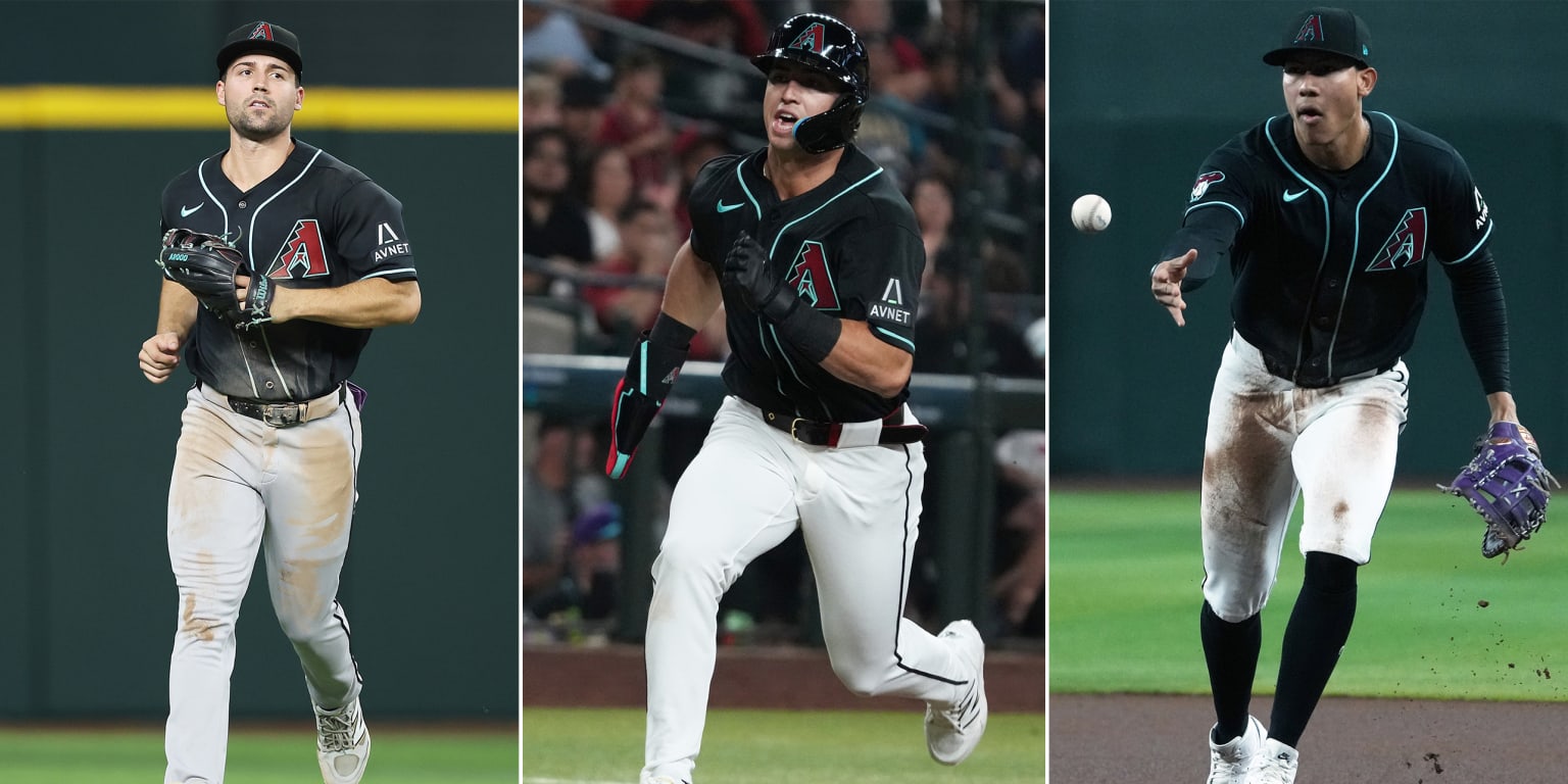 A trio of rookie bats is bolstering the D-backs' lineup