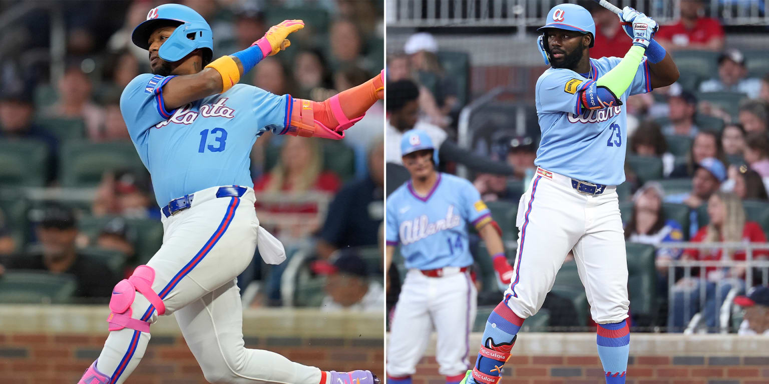 Acuña, Harris' homers hinting at moving past run of tough luck