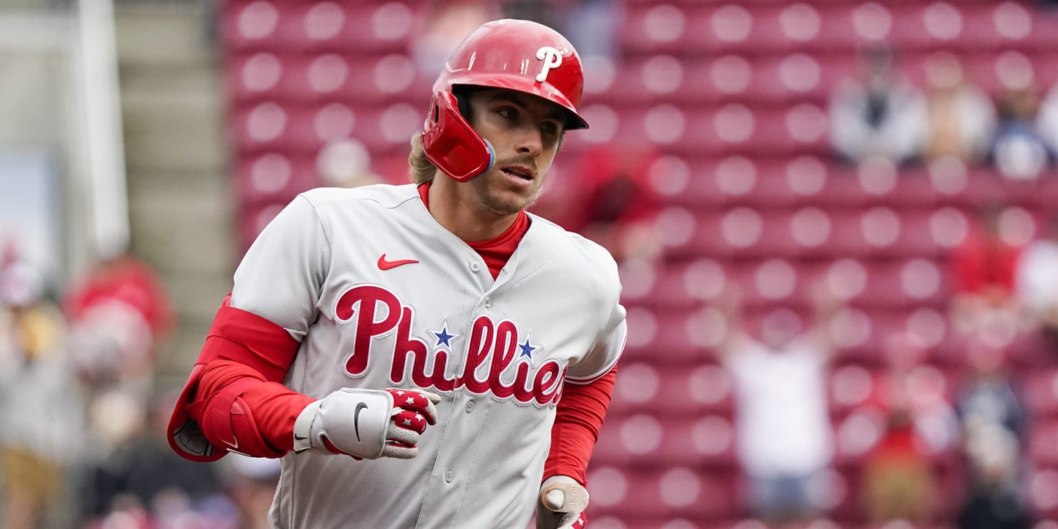 Bryson Stott ties Puddin' Head Jones' Phillies record in huge 9-run first  inning – NBC Sports Philadelphia