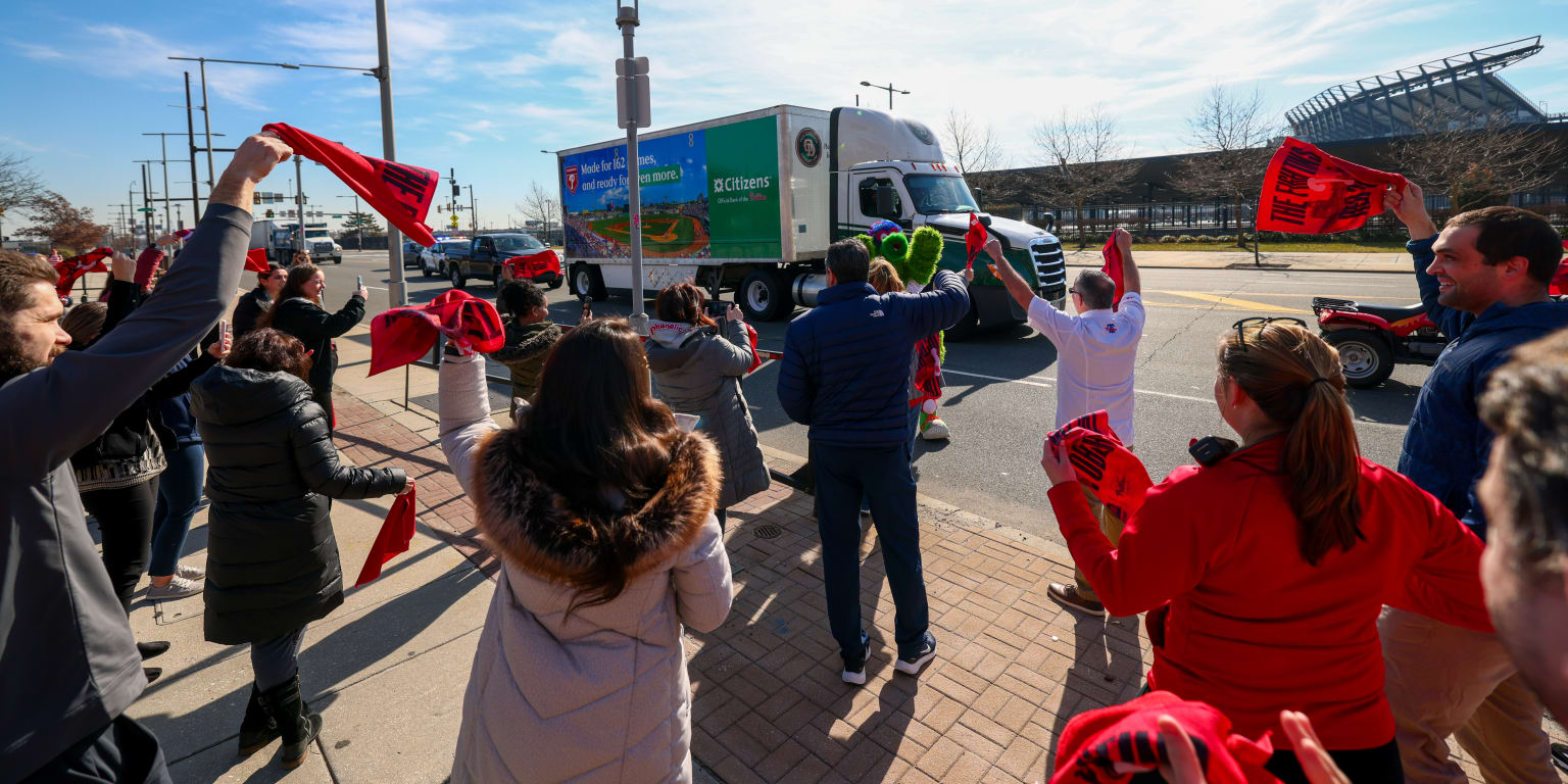 Phillies Truck Day Returns with Massive Spring Training Gear Haul