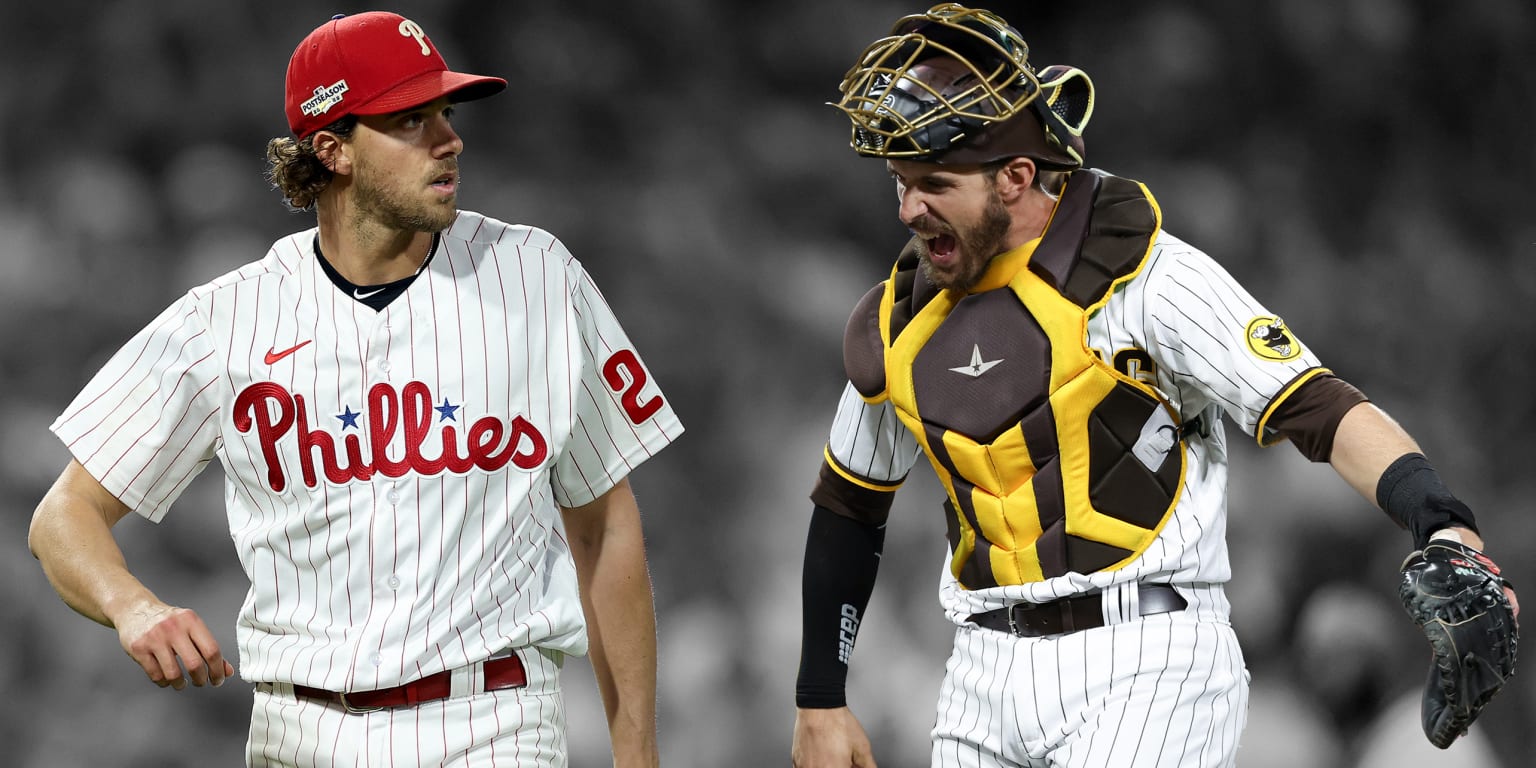 Austin and Aaron Nola will be the first brothers to face each other as  pitcher and hitter in MLB postseason history.