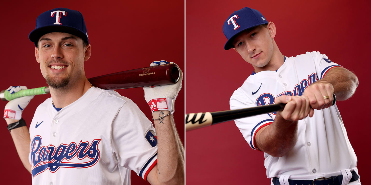 Evan Carter, Wyatt Langford get to know each other at Rangers' Spring Training