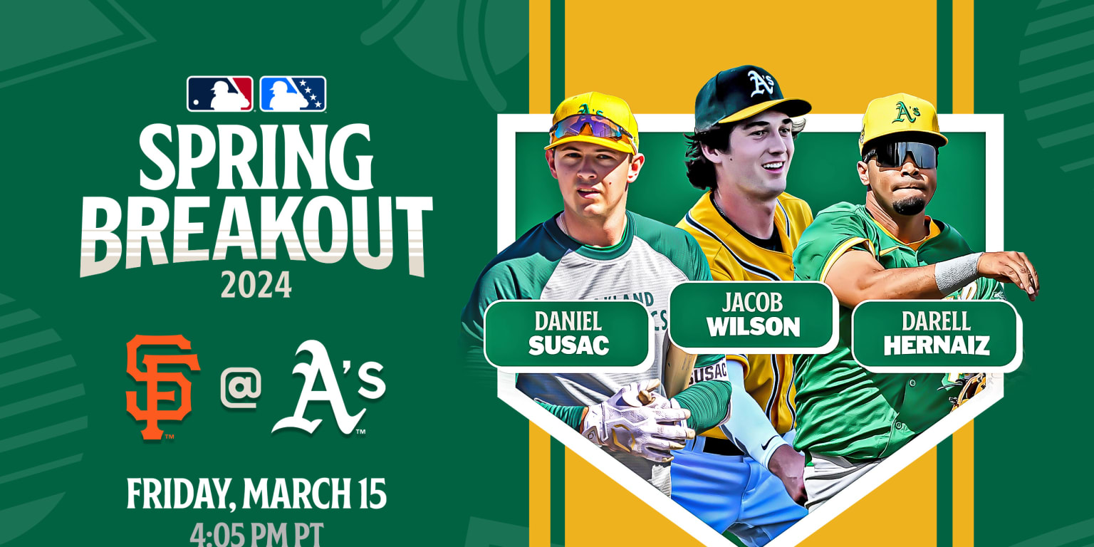 Athletics Spring Breakout roster 2025