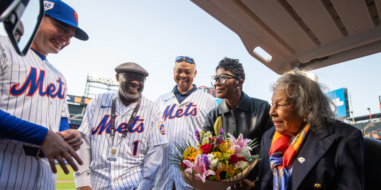 Rachel Robinson Honored by Mets with Jackie’s No. 42 Legacy Celebration