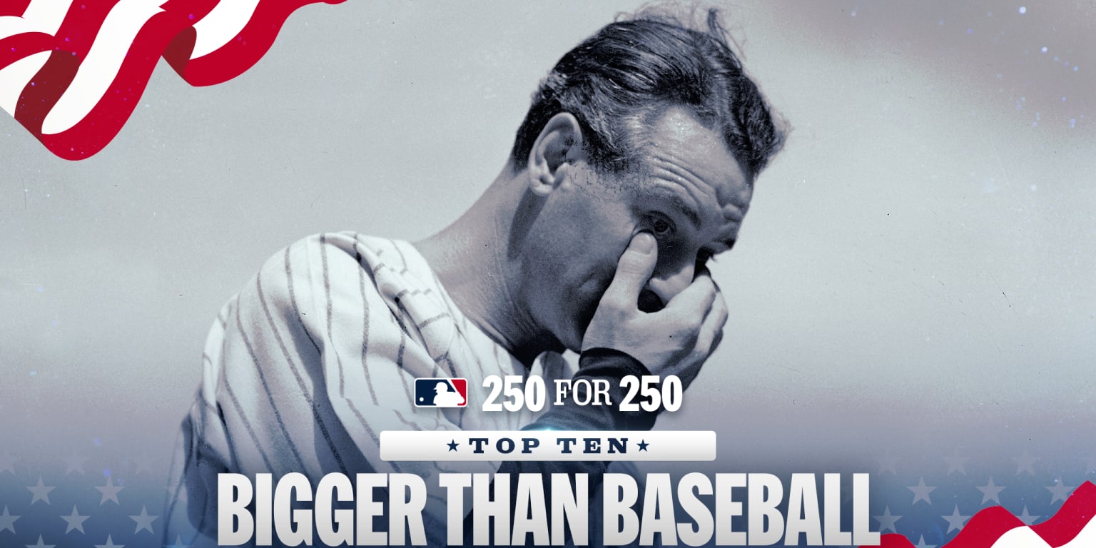 Top bigger than sports moments in baseball history