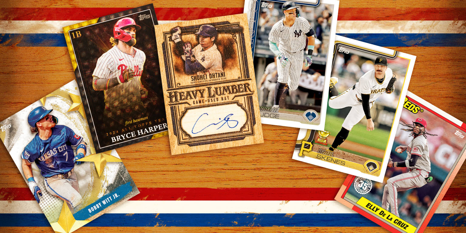 2025 Topps Series 1 design inspired by NYC subway 2025 Topps Series 1 design inspired by NYC subway
