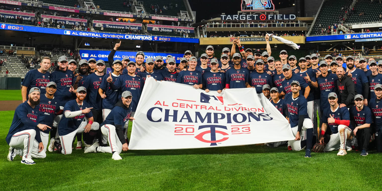 Official minnesota Twins Youth 2023 AL Central Division Champions
