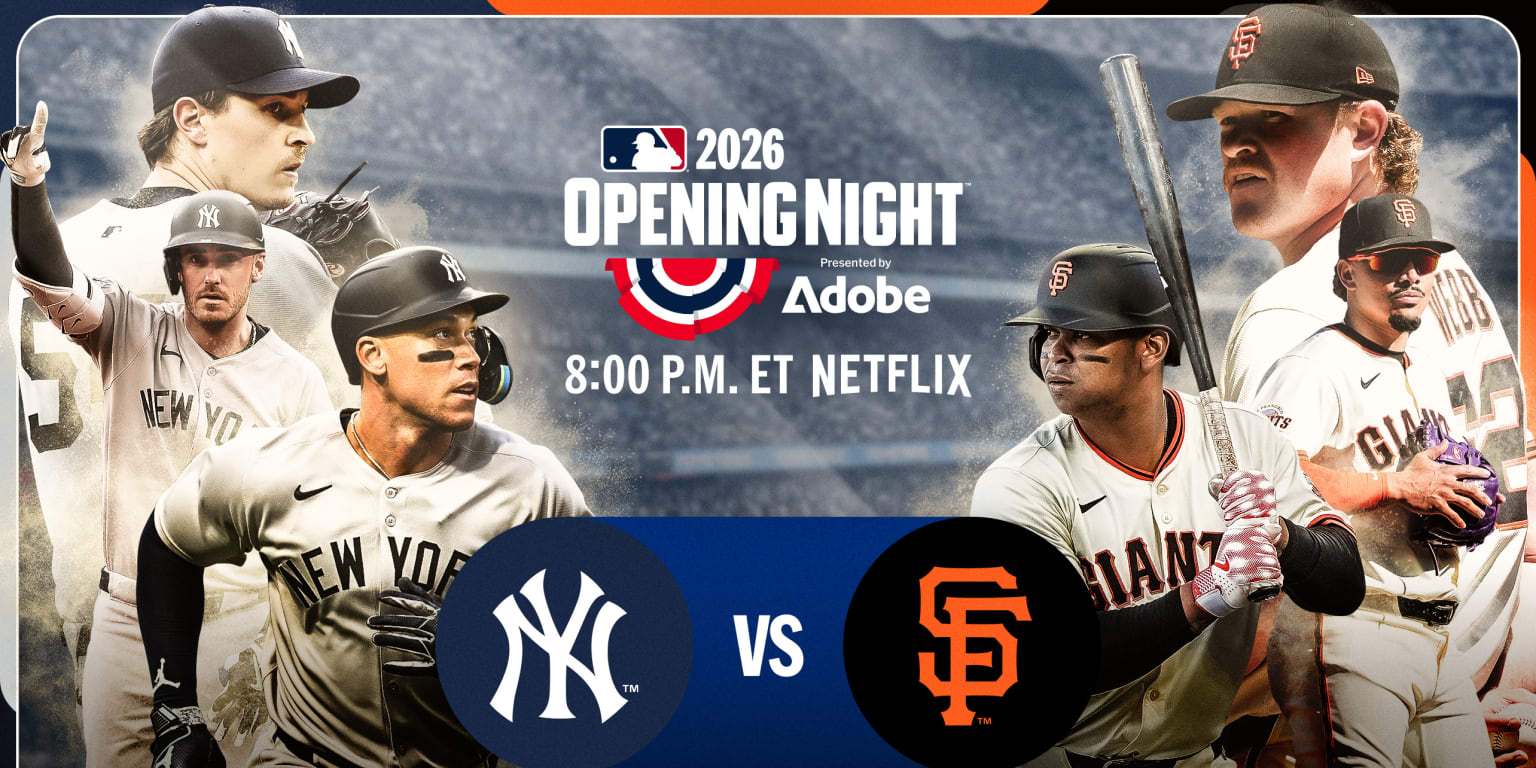 Yankees meet Giants in Opening Night on Netflix (8 p.m. ET)